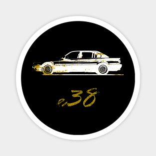 E38 vintage design Magnet